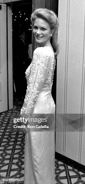 Leann Hunley attends 25th Annual International Broadcasting Awards on March 19, 1985 at the Century Plaza Hotel in Century City, California.