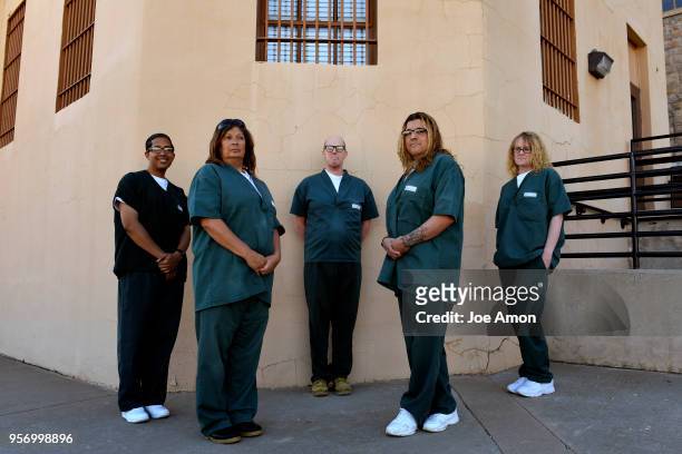 Transgender inmate's "Taliyah" Dario Murphy 34, "Jessica" Fidencio Tuitron 58, "Paula" Paul Thompson 44, "Monica" Cuahutemoe Anaya 44 and Acacia...