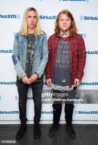 Underoath attends SiriusXM Studios on May 10, 2018 in New York City.