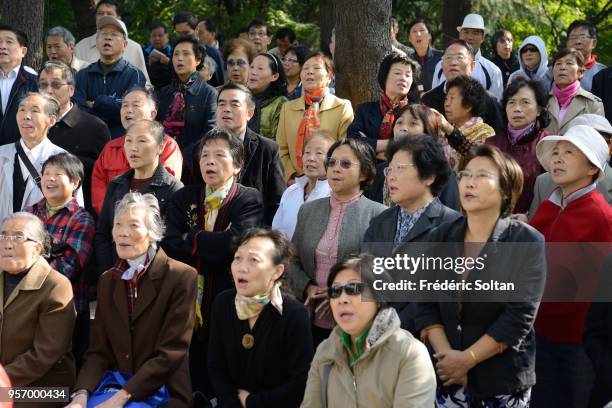 Fuxing Park in Shanghai. The Fuxing Park is located in the former French Concession of Shanghai, in Luwan District near Nanchang Road. Early morning,...