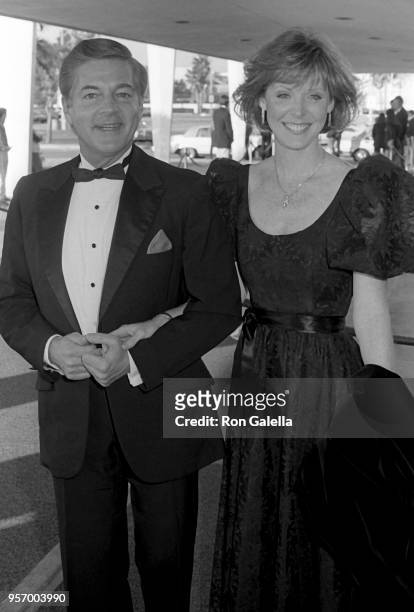 Bill Hayes and Jean Bruce Scott attend Television Academy Hall of Fame Awards on March 24, 1985 at the Santa Monica Civic Auditorium in Santa Monica,...
