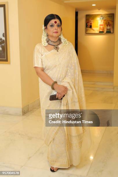 Deepa Dasmunsi during a party hosted by Shakeel Saifi, Chairman of the Delhi-based Muslim Yuva Atankwad Virodhi Samiti, on May 5, 2018 in New Delhi,...