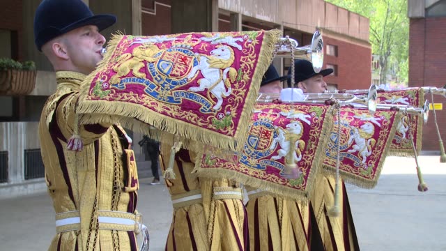 GBR: Armed Forces Preparations for The Royal Wedding  The Household Cavalry Mounted Regiment