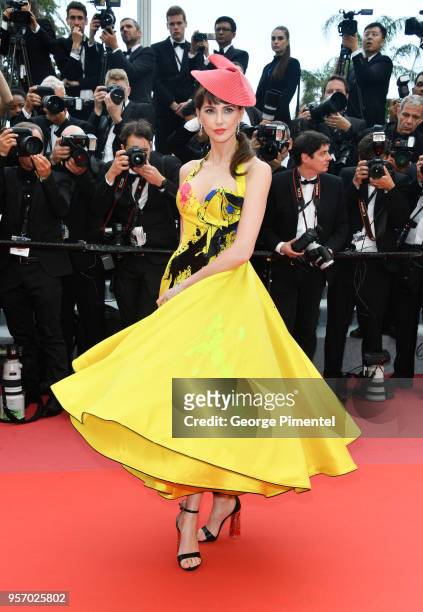 Frederique Bel attends the screening of "Sorry Angel " during the 71st annual Cannes Film Festival at Palais des Festivals on May 10, 2018 in Cannes,...