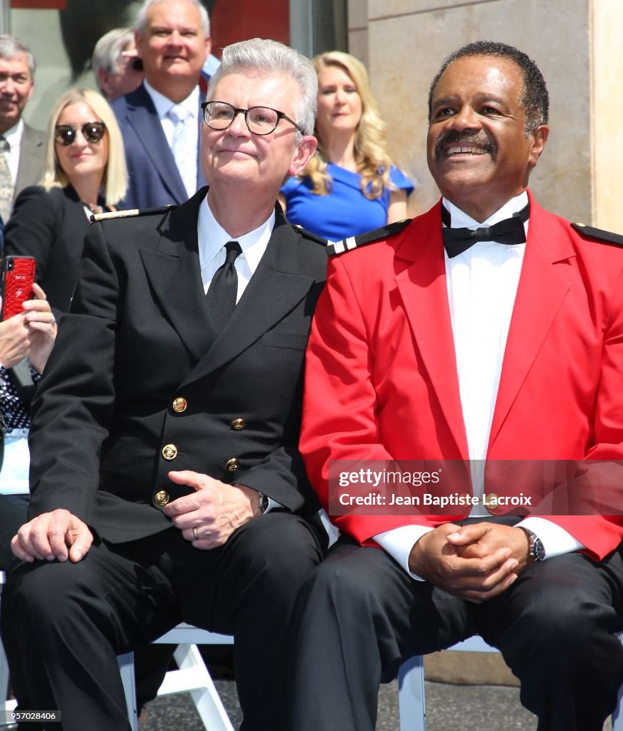 Princess Cruises and the Original Cast of "The Love Boat" Receive Honorary Star Plaque for donating to the preservation of the Hollywood Walk of Fame
