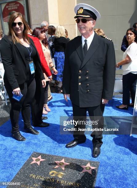 Gavin Macleod attends a ceremony honoring the "The Love Boat" with the Hollywood Walk Of Fame Honorary Star Plaque on May 10, 2018 in Hollywood,...