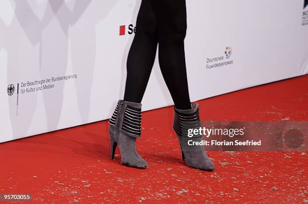 Actress Alicja Bachleda attends the premiere of 'Friendship' at CineMaxx at Potsdam Place on January 11, 2010 in Berlin, Germany.