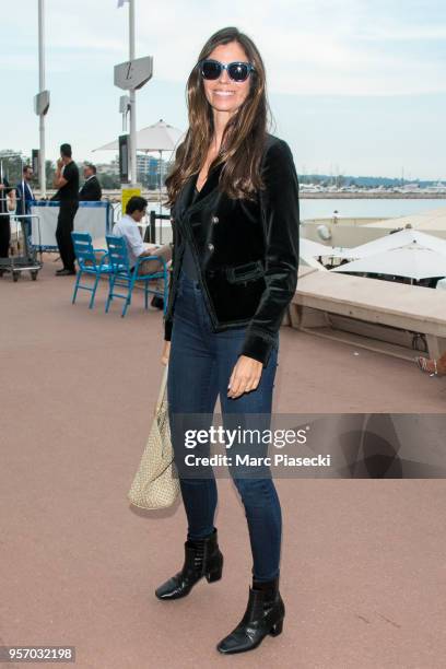 Christina Pitanguy is seen strolling on the Croisette during the 71st annual Cannes Film Festival at on May 10, 2018 in Cannes, France.