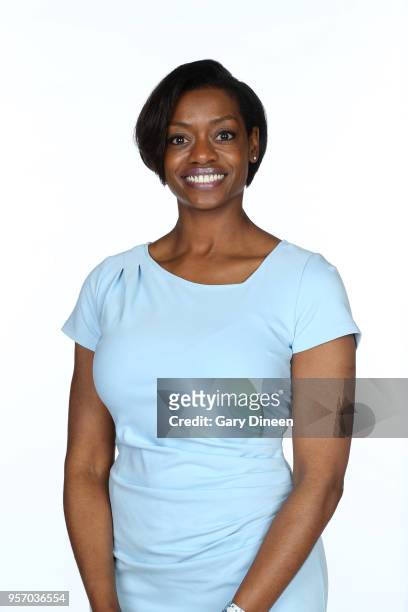 Head Coach Amber Stocks of the Chicago Sky poses for portrait during WNBA Media Day 2018 on May 9, 2018 at the Sachs Recreation Center in Chicago,...
