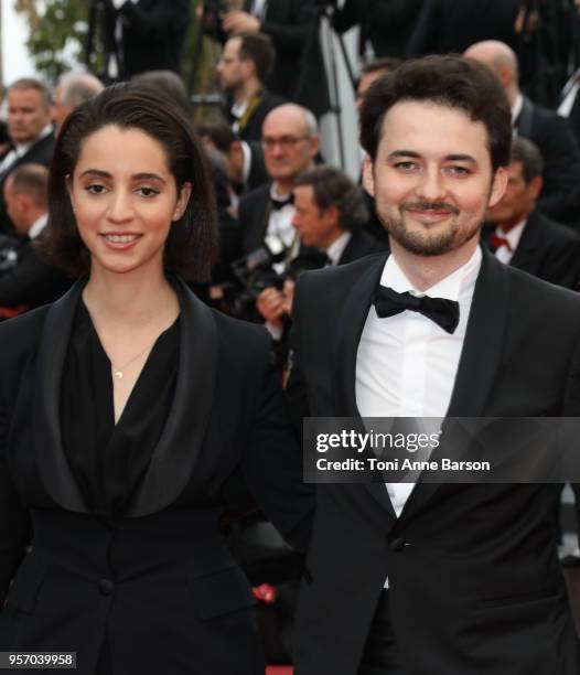 Producer Dina Emam and Director A.B. Shawky attend the screening of "Yomeddine" during the 71st annual Cannes Film Festival at Palais des Festivals...