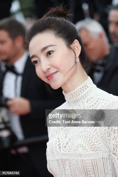 Wang Likun attends the screening of "Yomeddine" during the 71st annual Cannes Film Festival at Palais des Festivals on May 9, 2018 in Cannes, France.