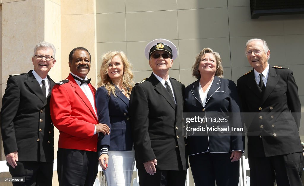Princess Cruises and the Original Cast of "The Love Boat" Receive Honorary Star Plaque for donating to the preservation of the Hollywood Walk of Fame
