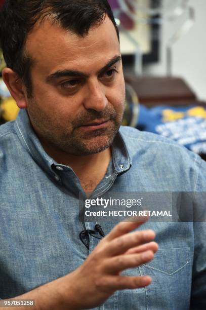 Former FBI Agent Ali Soufan speaks during an interview with AFP in New York City, on April 23, 2018. - To television viewers, he is the FBI agent who...