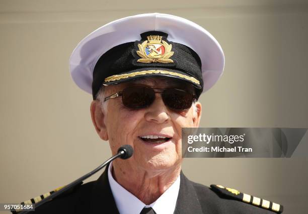 Gavin MacLeod attends the Princess Cruises and the original cast of "The Love Boat" receive a Friend of the Hollywood Walk of Fame honorary Star...