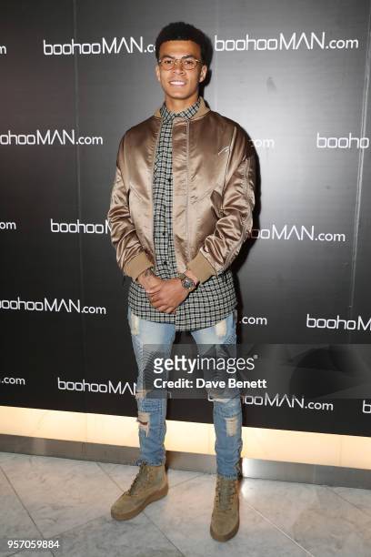 Dele Alli attends boohooMAN by Dele Alli Launch at Radio Rooftop on May 10, 2018 in London, England.