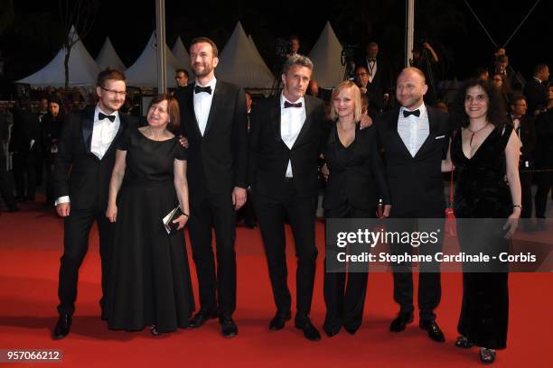 Producer Ewa Puszczynska, actor Tomasz Kot, director Pawel Pawlikowski, actress Joanna Kulig, actor Borys Szyc, producer Tanya Seghatchian and guest...