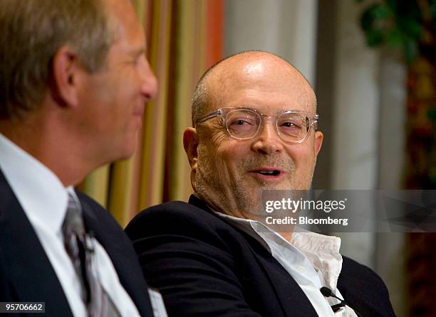 Millard "Mickey" Drexler, chairman and chief executive officer of J.Crew Group Inc., listens at the Financo Retail Panel event in New York, U.S., on...