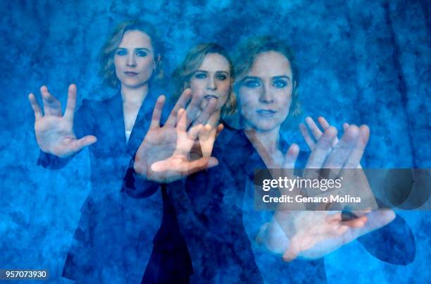 Actress Evan Rachel Wood is photographed for Los Angeles Times on March 12, 2018 in Beverly Hills, California. PUBLISHED IMAGE. CREDIT MUST READ:...