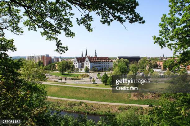 zwickau skyline (saxony, germany) - zwickau stock pictures, royalty-free photos & images