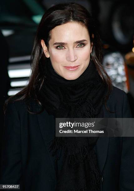 Jennifer Connelly visits "Late Show With David Letterman" at the Ed Sullivan Theater on January 11, 2010 in New York City.