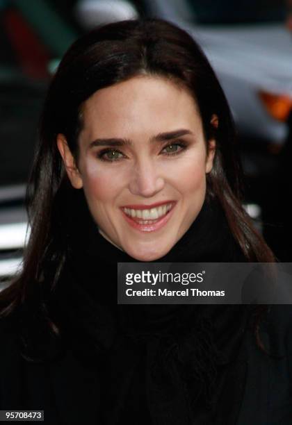 Jennifer Connelly visits "Late Show With David Letterman" at the Ed Sullivan Theater on January 11, 2010 in New York City.
