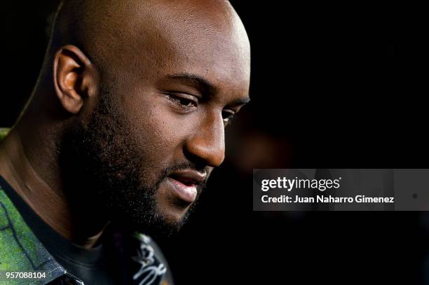 American designer Virgil Abloh attends Belvedere Vodka party at Capitol Cinema on May 10, 2018 in Madrid, Spain.