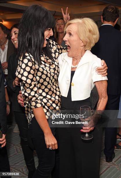 Claudia Winkleman and Mary Berry attend the Fortnum & Mason Food and Drink Awards on May 10, 2018 in London, England.