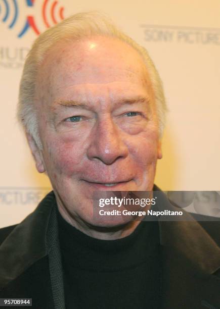 Christopher Plummer attends "The Last Station" premiere at the Paris Theatre on January 11, 2010 in New York City.