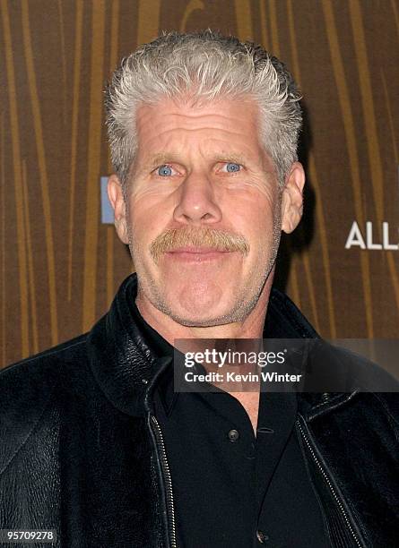 Actor Ron Perlman arrives at the Fox Winter 2010 All-Star Party held at Villa Sorisso on January 11, 2010 in Pasadena, California.