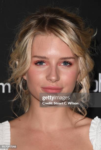 Lottie Moss attends the boohooMAN by Dele Alli VIP launch at ME London on May 10, 2018 in London, England.