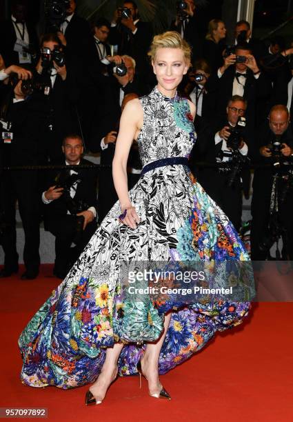 Jury President Cate Blanchett attends the screening of 'Cold War ' during the 71st annual Cannes Film Festival at Palais des Festivals on May 10,...