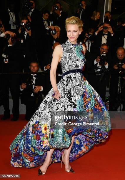 Jury President Cate Blanchett attends the screening of 'Cold War ' during the 71st annual Cannes Film Festival at Palais des Festivals on May 10,...