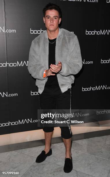 Sam Prince attends the boohooMAN by Dele Alli VIP launch at ME London on May 10, 2018 in London, England.