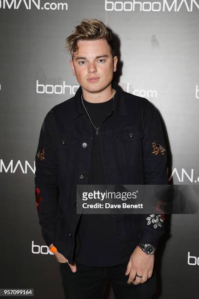 Jack Maynard attends boohooMAN by Dele Alli Launch at Radio Rooftop on May 10, 2018 in London, England.