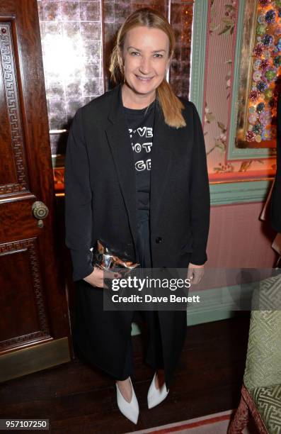 Anya Hindmarch attends a private dinner to celebrate the launch of "AdR Book: Beyond Fashion", a new Phaidon book by Anna Dello Russo, at Annabel's...