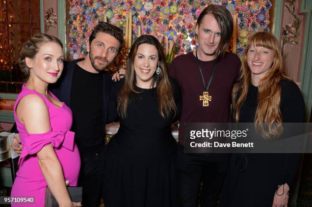 Sophia Webster, David Koma, Mary Katrantzou, Gareth Pugh and Molly Goddard attend a private dinner to celebrate the launch of "AdR Book: Beyond...