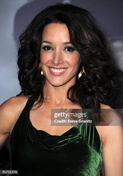 Jennifer Beals attends the "The Book Of Eli" Los Angeles Premiere at Grauman's Chinese Theatre on January 11, 2010 in Hollywood, California.