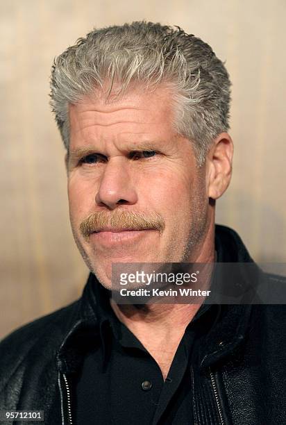 Actor Ron Perlman arrives at the Fox Winter 2010 All-Star Party held at Villa Sorisso on January 11, 2010 in Pasadena, California.