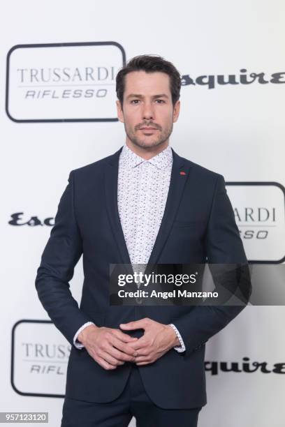 Actor Alejandro Albarracin attends new fragrance Riflesso de Trussardi launching party at Palacio de Santa Coloma on May 10, 2018 in Madrid, Spain.