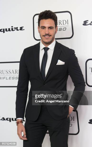 Lawyer and model Juan Yanes attends new fragrance Riflesso de Trussardi launching party at Palacio de Santa Coloma on May 10, 2018 in Madrid, Spain.
