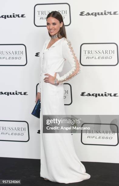 Model Helen Lindes attends new fragrance Riflesso de Trussardi launching party at Palacio de Santa Coloma on May 10, 2018 in Madrid, Spain.