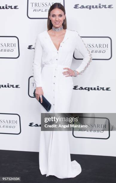 Model Helen Lindes attends new fragrance Riflesso de Trussardi launching party at Palacio de Santa Coloma on May 10, 2018 in Madrid, Spain.