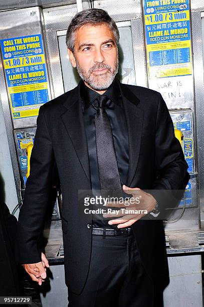 Actor George Clooney attends the 2009 New York Film Critic's Circle Awards at Crimson on January 11, 2010 in New York City.