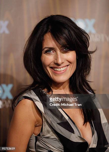 Lisa Edelstein arrives to the FOX 2010 All-Star Party held at Villa Sorisso on January 11, 2010 in Pasadena, California.