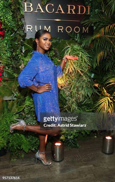 Recording artist, DJ Brittany Sky attends the Bacardi Premium Launch at The DL on May 10, 2018 in New York City.