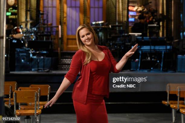 Episode 1745 -- Pictured: Host Amy Schumer during a promo in Studio 8H --