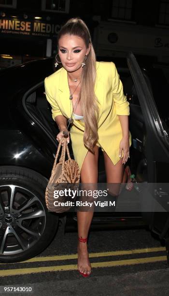 Chloe Sims seen attending Quiz x TOWIE - launch party at W hotel on May 10, 2018 in London, England.