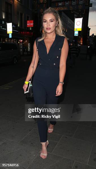 Chyna Ellis seen attending Quiz x TOWIE - launch party at W hotel on