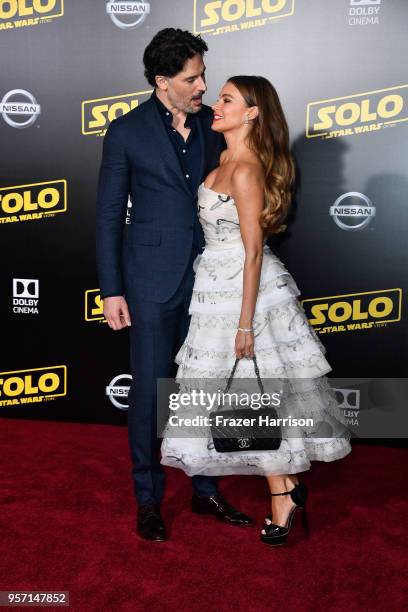 Joe Manganiello Sofía Vergara attend the premiere of Disney Pictures and Lucasfilm's "Solo: A Star Wars Story" at the El Capitan Theatre on May 10,...