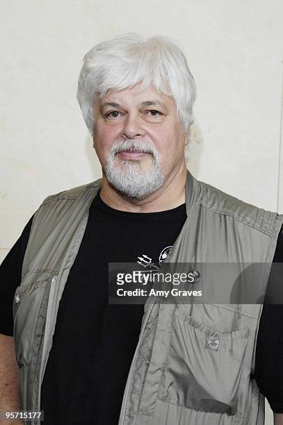 Captain Paul Watson of Sea Shepherd attends the Animal Rights 2009 National Conference Awards Banquet at Westin LAX Hotel on July 18, 2009 in Los...
